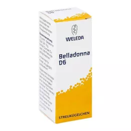 BELLADONNA D 6 globulí, 10 g