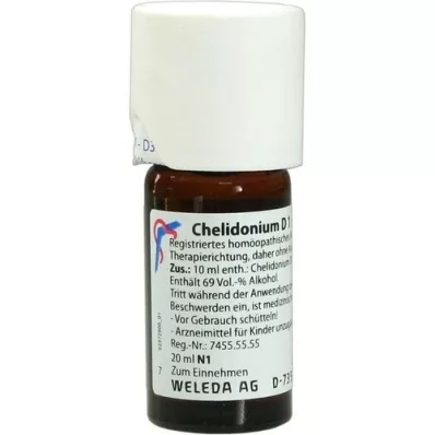 CHELIDONIUM D 1 Ředění, 20 ml