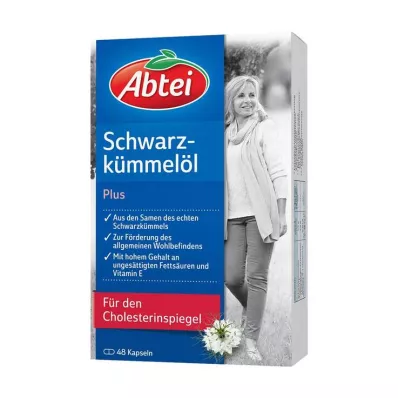 ABTEI Black Cumin Oil Plus Capsules, 48 kapslí ABTEI Black Cumin Oil Plus Capsules, 48 kapslí