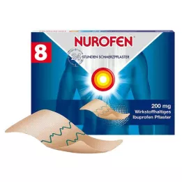 NUROFEN 24hodinová náplast proti bolesti 200 mg, 8 ks
