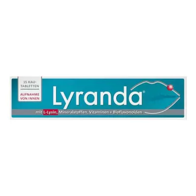 LYRANDA Žvýkací tablety, 15 ks