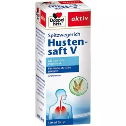 DOPPELHERZ Sirup proti kašli Ribwort V, 150 ml