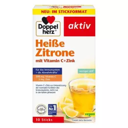 DOPPELHERZ horký citron vitamin C+zinek, 10 ks