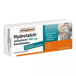 HYDROTALCIT-ratiopharm 500 mg žvýkací tablety, 50 ks