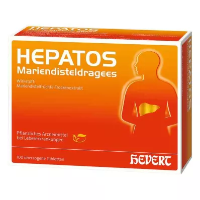 HEPATOS Pastilky z ostropestřce mariánského, 100 ks
