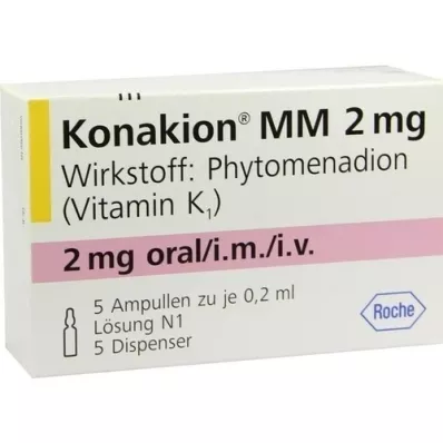 KONAKION MM 2 mg roztok, 5 ks