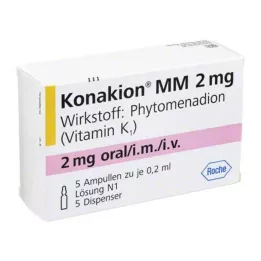 KONAKION MM 2 mg roztok, 5 ks