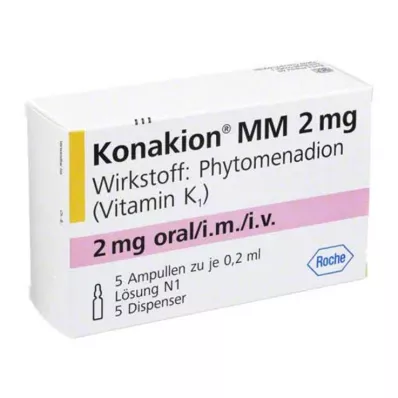 Konakion MM 2 mg roztok, 5 ks
