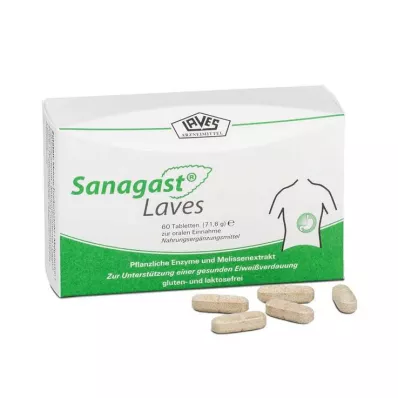 SANAGAST Tablety Laves, 60 ks