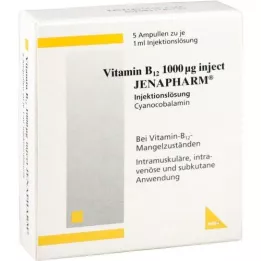 VITAMIN B12 1 000 μg Inject Jenapharm ampule, 5 ks
