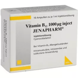 VITAMIN B12 1 000 μg Inject Jenapharm ampule, 10X1 ml