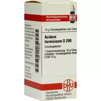 ACIDUM FORMICICUM D 200 globulí, 10 g