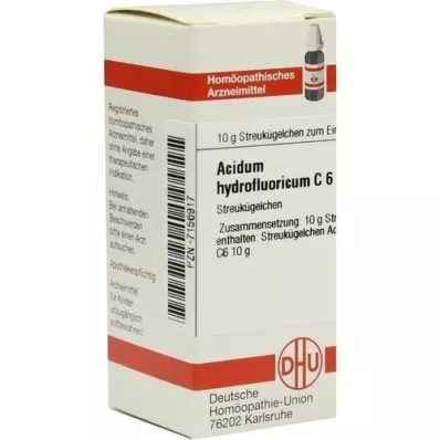 ACIDUM HYDROFLUORICUM C 6 globulí, 10 g