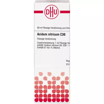 ACIDUM NITRICUM C 30 ředění, 20 ml