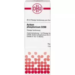 ACIDUM PHOSPHORICUM D 200 ředění, 20 ml