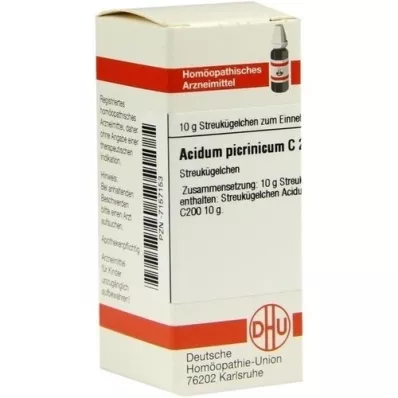 ACIDUM PICRINICUM C 200 globulí, 10 g