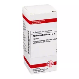 ACIDUM SALICYLICUM D 6 tablet, 80 ks