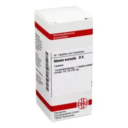 ADONIS VERNALIS D 6 tablet, 80 ks