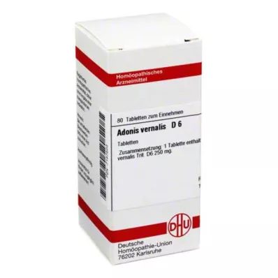 ADONIS VERNALIS D 6 tablet, 80 ks