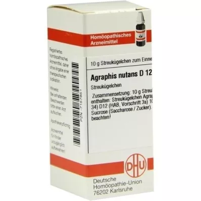 AGRAPHIS NUTANS D 12 globulí, 10 g