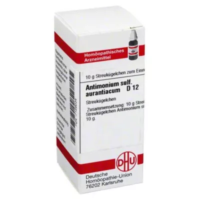 DHU Antimonium sulfuratum aurantiacum D 1, 10 g