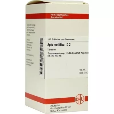 APIS MELLIFICA D 2 tablety, 200 ks