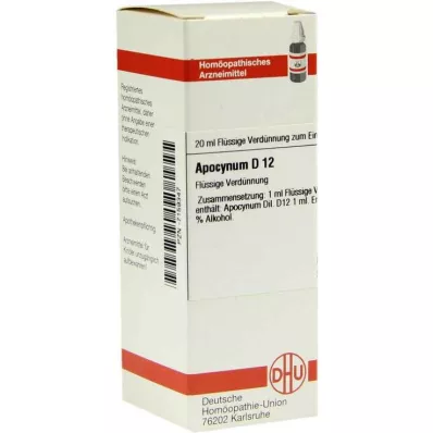 DHU Ředění Apocynum D 12, 20 ml