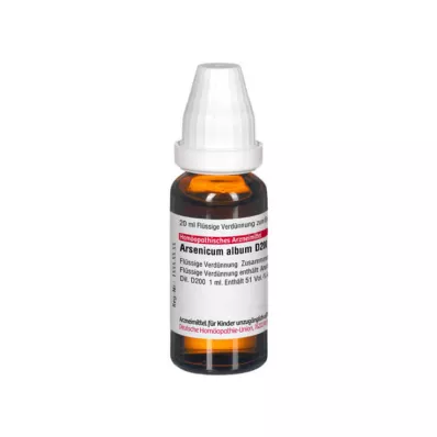 ARSENICUM ALBUM D 200 ředění, 20 ml ARSENICUM ALBUM D 200 ředění, 20 ml