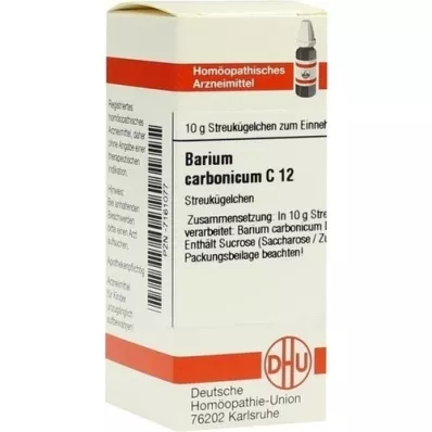 BARIUM CARBONICUM C 12 globulí, 10 g
