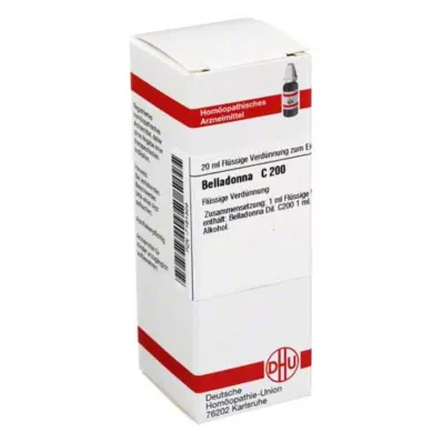 BELLADONNA C 200 Ředění, 20 ml