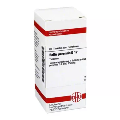 BELLIS PERENNIS D 12 tablet, 80 ks BELLIS PERENNIS D 12 tablet, 80 ks