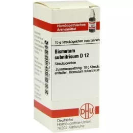 BISMUTUM SUBNITRICUM D 12 globulí, 10 g