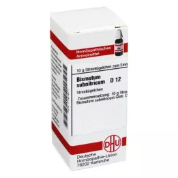 BISMUTUM SUBNITRICUM D 12 globulí, 10 g