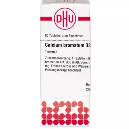 CALCIUM BROMATUM D 30 tablet, 80 ks