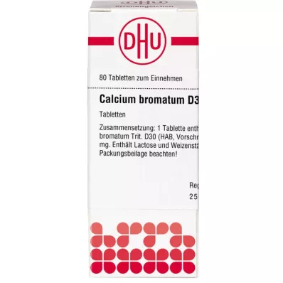 CALCIUM BROMATUM D 30 tablet, 80 ks