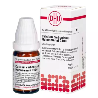 CALCIUM CARBONICUM Hahnemanni C 100 globulí, 10 g