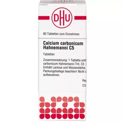CALCIUM CARBONICUM Hahnemanni C 5 tablet, 80 ks
