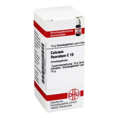 CALCIUM FLUORATUM C 10 globulí, 10 g