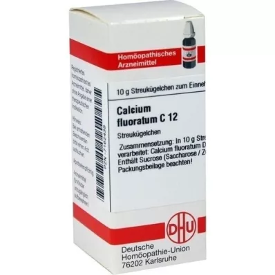 CALCIUM FLUORATUM C 12 globulí, 10 g