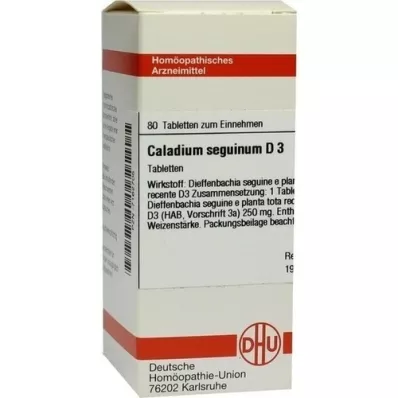 CALADIUM seguinum D 3 tablety, 80 ks