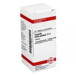 CAPSELLA BURSA pastoris D 6 tablet, 80 ks