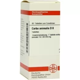 CARBO ANIMALIS D 8 tablet, 80 ks