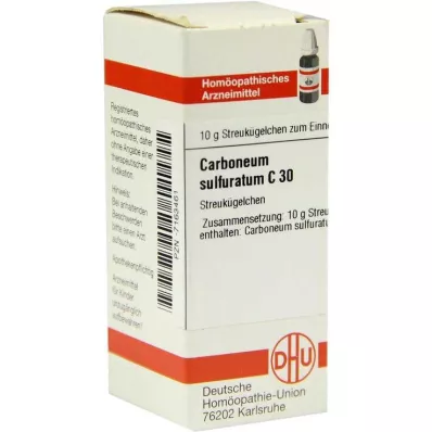 DHU Carboneum sulfuratum C 30 globule, 10 g