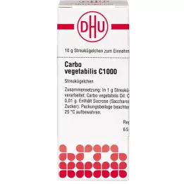 CARBO VEGETABILIS C 1000 globulí, 10 g