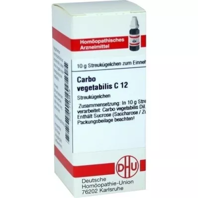 CARBO VEGETABILIS C 12 globulí, 10 g