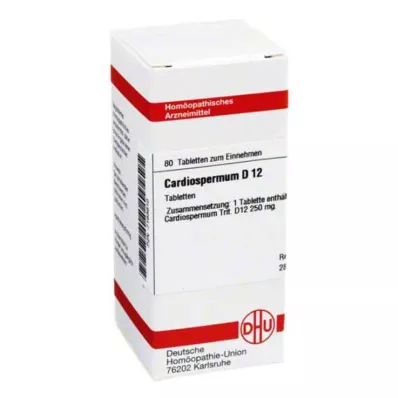 DHU Cardiospermum D 12 tablet, 80 ks