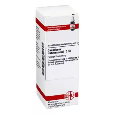 CAUSTICUM HAHNEMANNI C 30 ředění, 20 ml