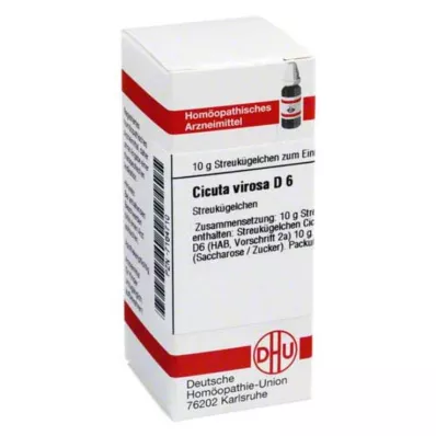 CICUTA VIROSA D 6 globulí, 10 g
