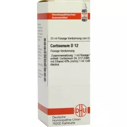 CORTISONUM D 12 Ředění, 20 ml