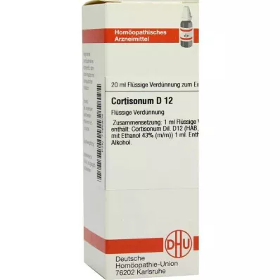 DHU Ředění Cortisonum D 12, 20 ml